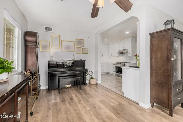 a kitchen with stainless steel appliances a stove and a refrigerator
