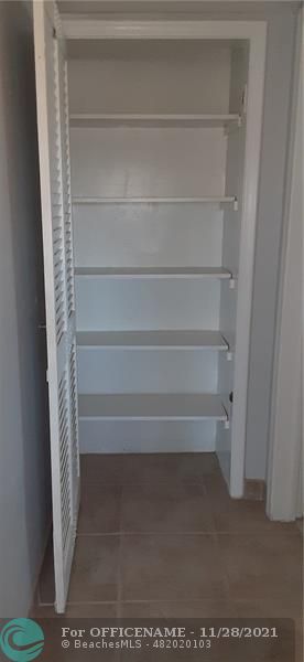 5800 Margate Boulevard Margate, FL 33063 - Photo 7 of 19 a view of walk in closet with empty racks