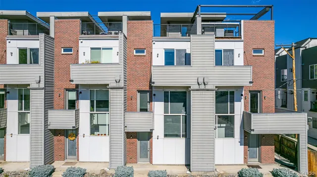 a view of a city with tall buildings