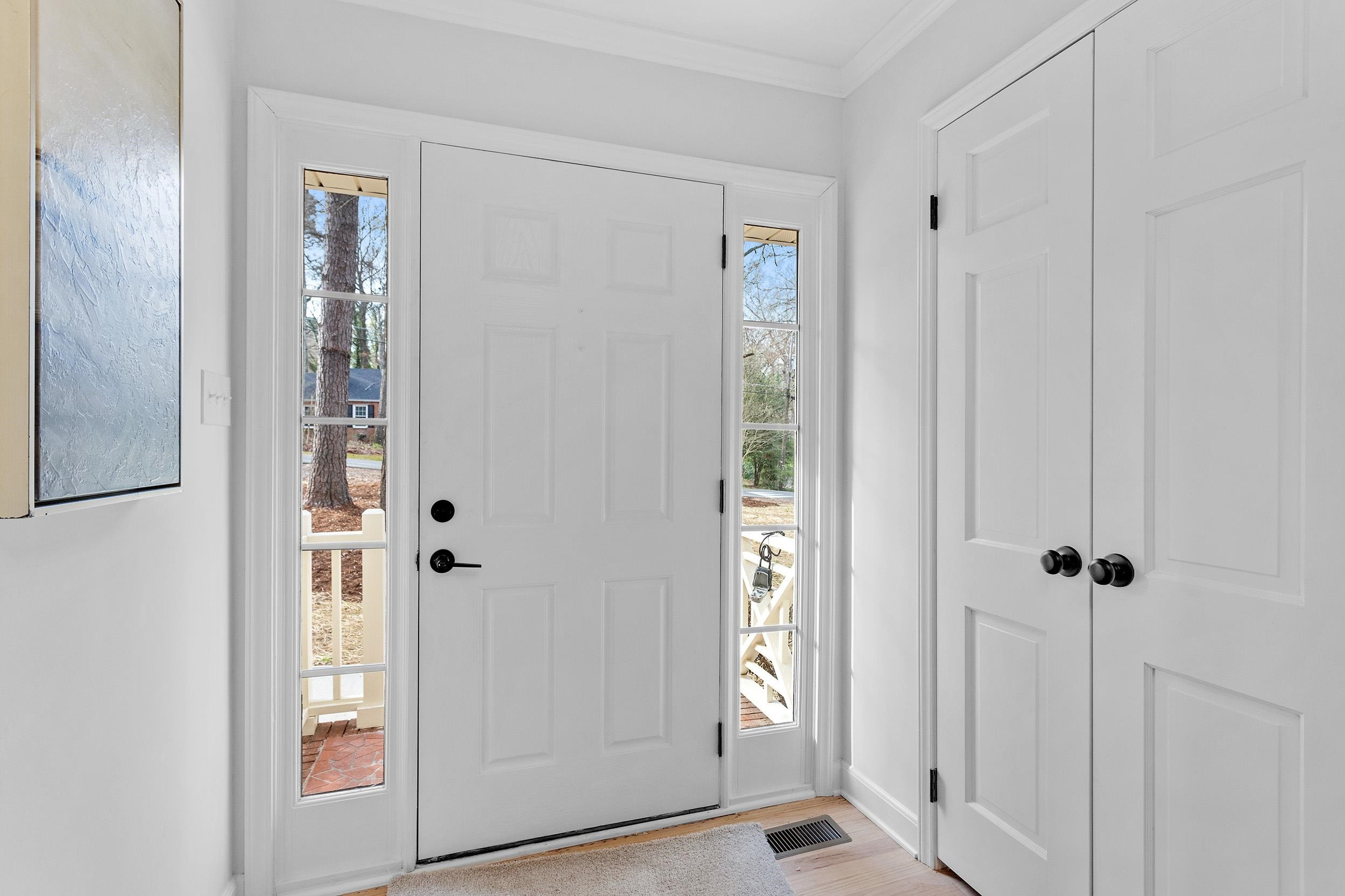 2906 Buckingham Road Durham, NC 27707 - Photo 5 of 34 a view of a bathroom with wooden floor