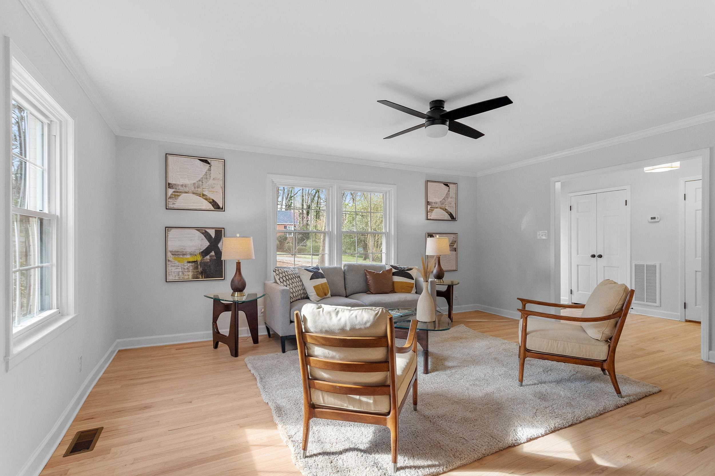 2906 Buckingham Road Durham, NC 27707 - Photo 9 of 34 a living room with furniture and a window