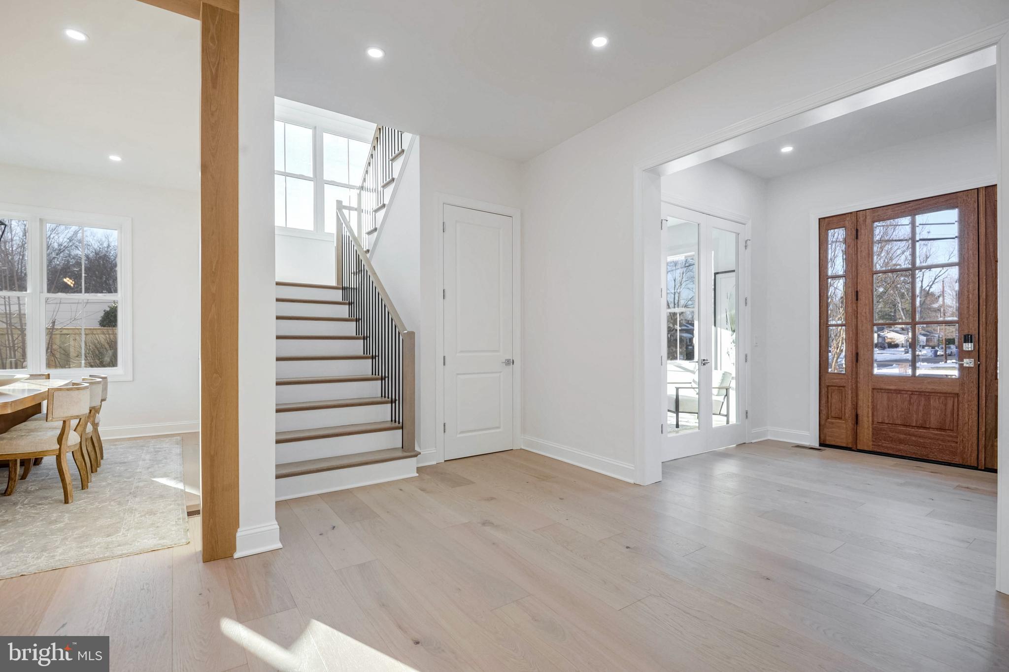 1809 Shenandoah Road Alexandria, VA 22308 - Photo 25 of 77 Wide Wood Staircase, Windows on Each Landing.
