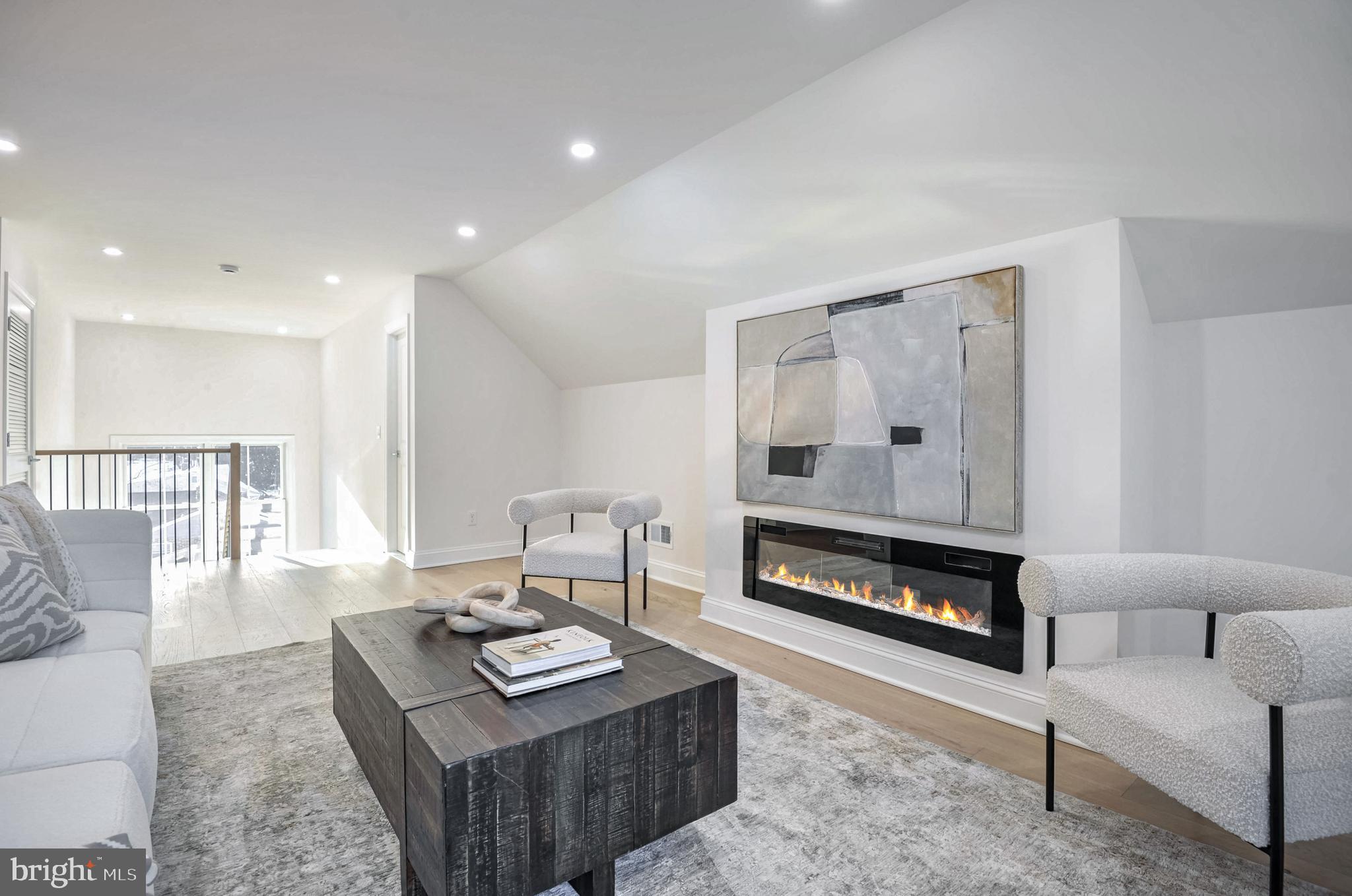 1809 Shenandoah Road Alexandria, VA 22308 - Photo 51 of 77 Large Top Level Loft Space with Electric Fireplace