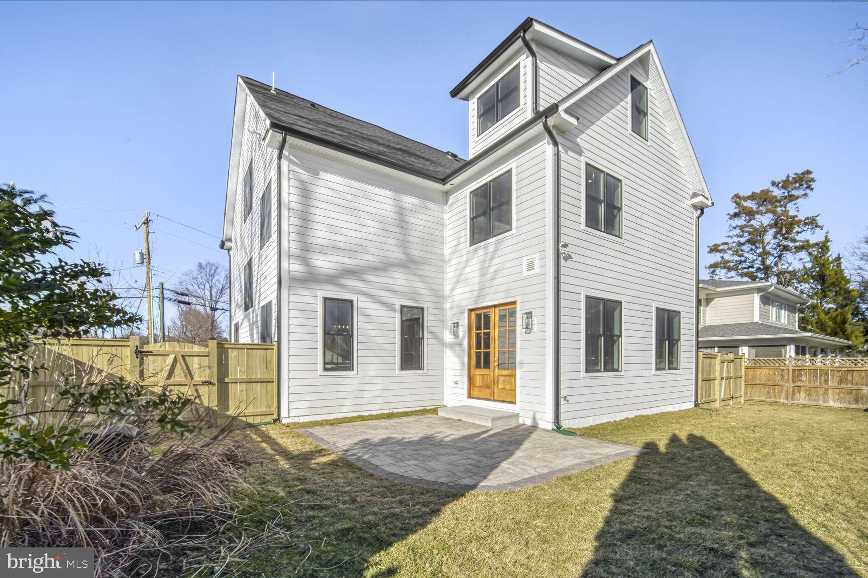 1809 Shenandoah Road Alexandria, VA 22308 - Photo 56 of 77 Brick Paver Patio. Double Doors to Family Room.