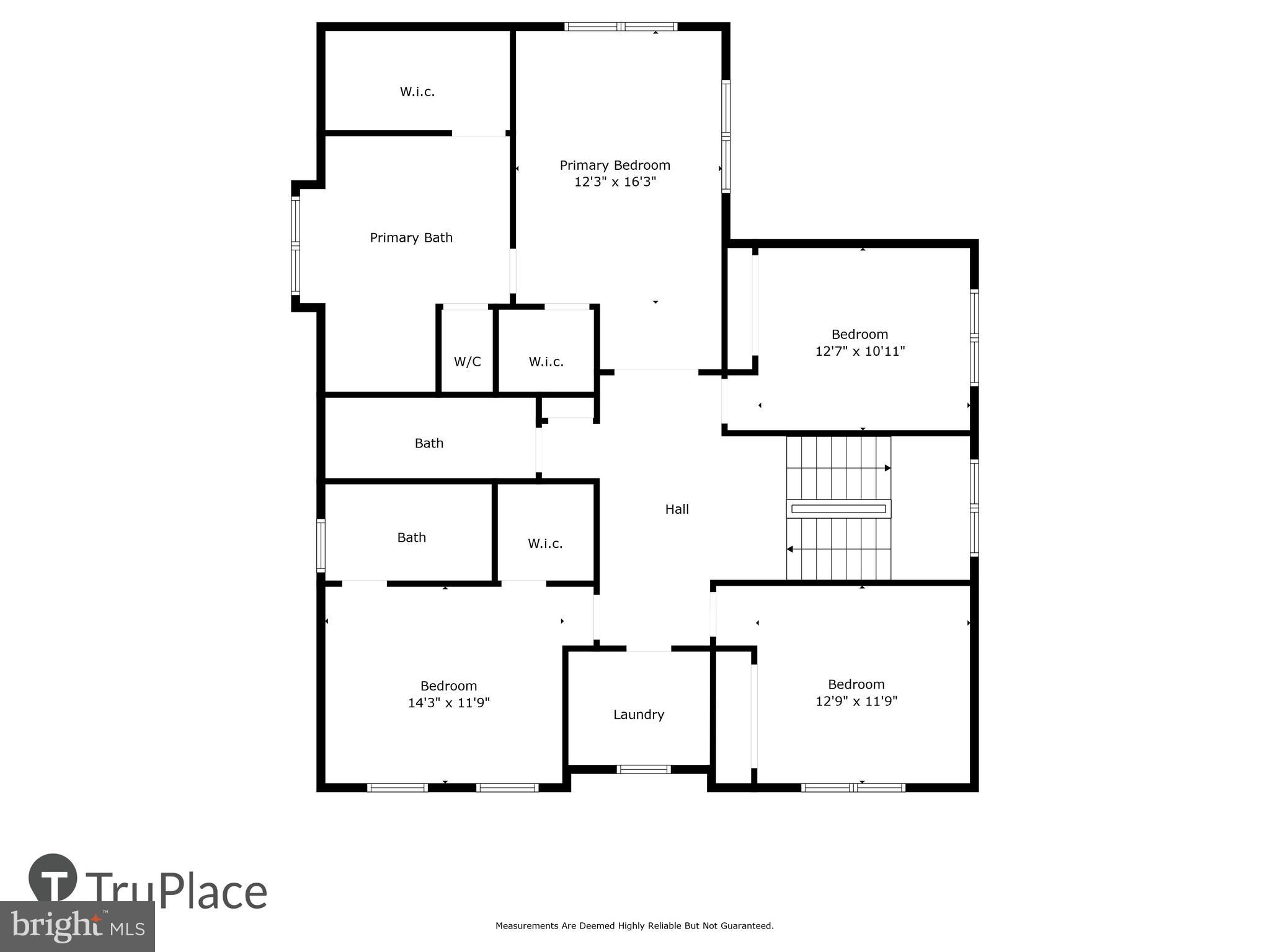 1809 Shenandoah Road Alexandria, VA 22308 - Photo 76 of 77 Second Level Floor Plan