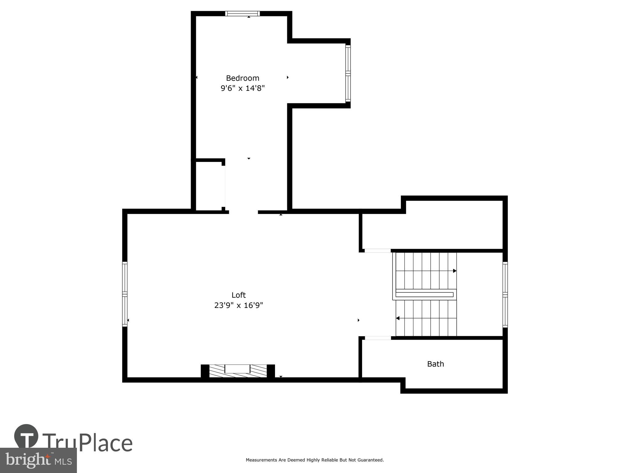 1809 Shenandoah Road Alexandria, VA 22308 - Photo 77 of 77 Loft Level Floor Plan