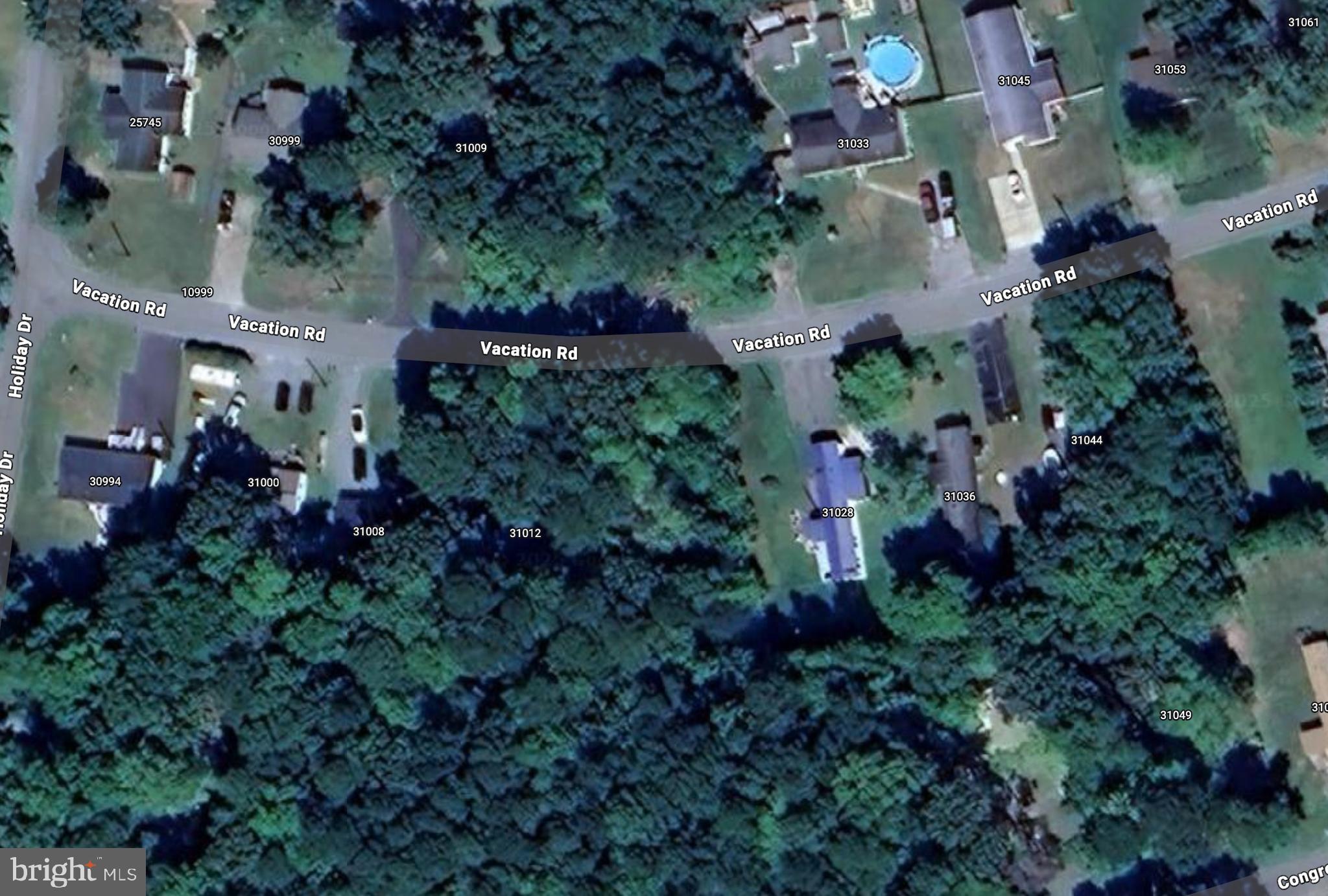 Lot 40 Vacation Road Millsboro, DE 19966 - Photo 7 of 8 an aerial view of a house with lots of plants and trees