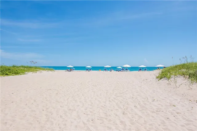 a view of an ocean beach