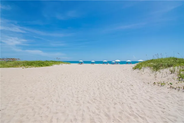 a view of an ocean beach