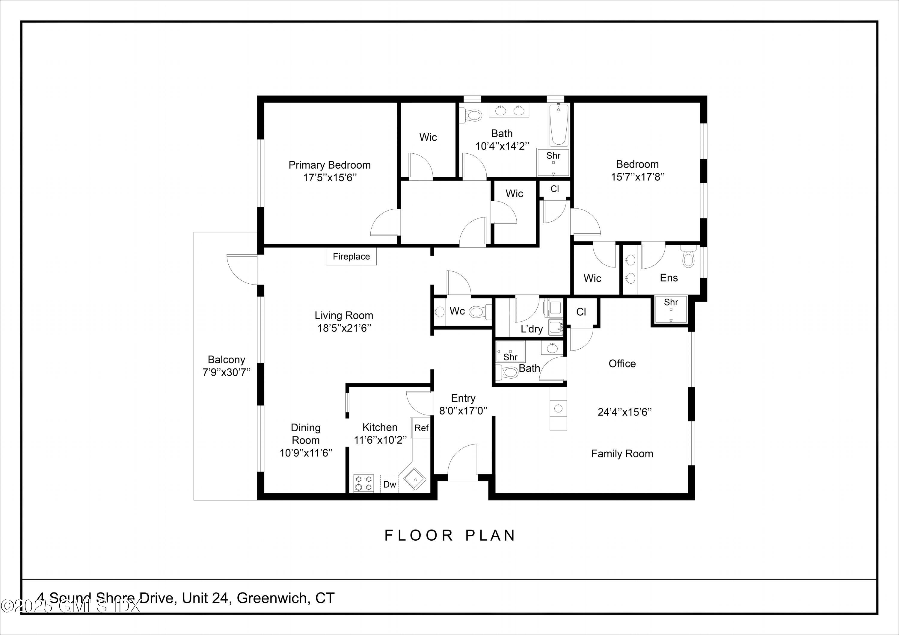 4 Sound Shore Drive, Unit 24 Greenwich, CT 06830 - Photo 21 of 21 Floor Plan_00
