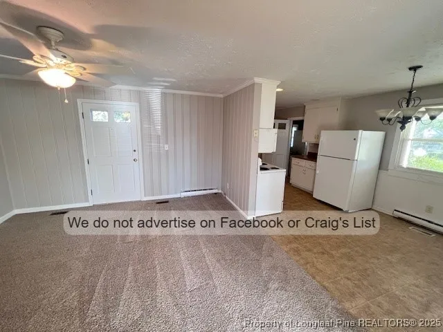 a view of a livingroom with a window