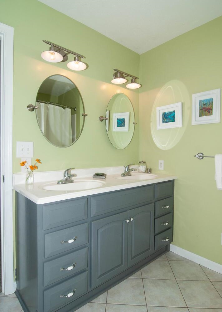 3155 Barterbrook Road Staunton, VA 24401 - Photo 20 of 59 a bathroom with a double vanity sink and a mirror