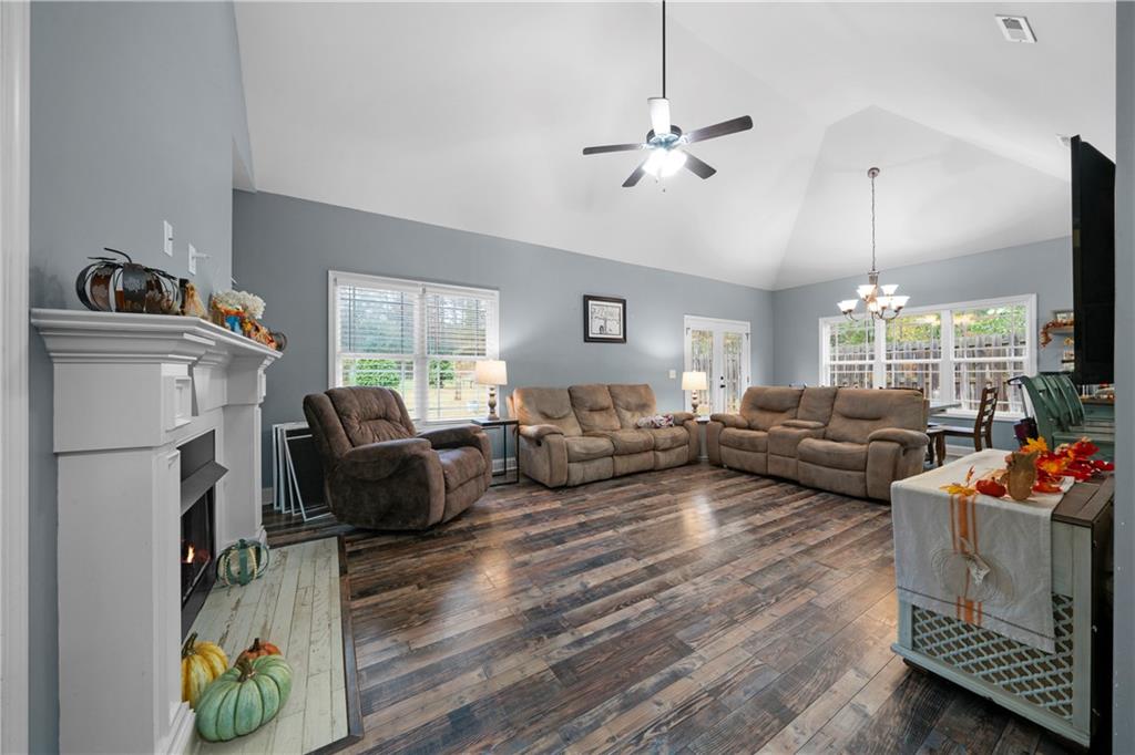 50 Round Rock Circle Northeast Rome, GA 30161 - Photo 5 of 24 a living room with furniture fireplace and flat screen tv