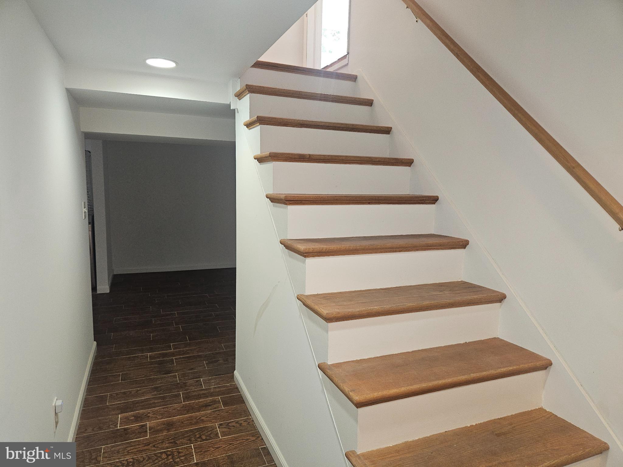 296 Extonville Road Allentown, NJ 08501 - Photo 35 of 46 Inviting staircase leading to updated basement.