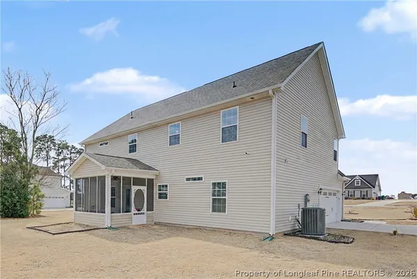 front view of a house with a garage