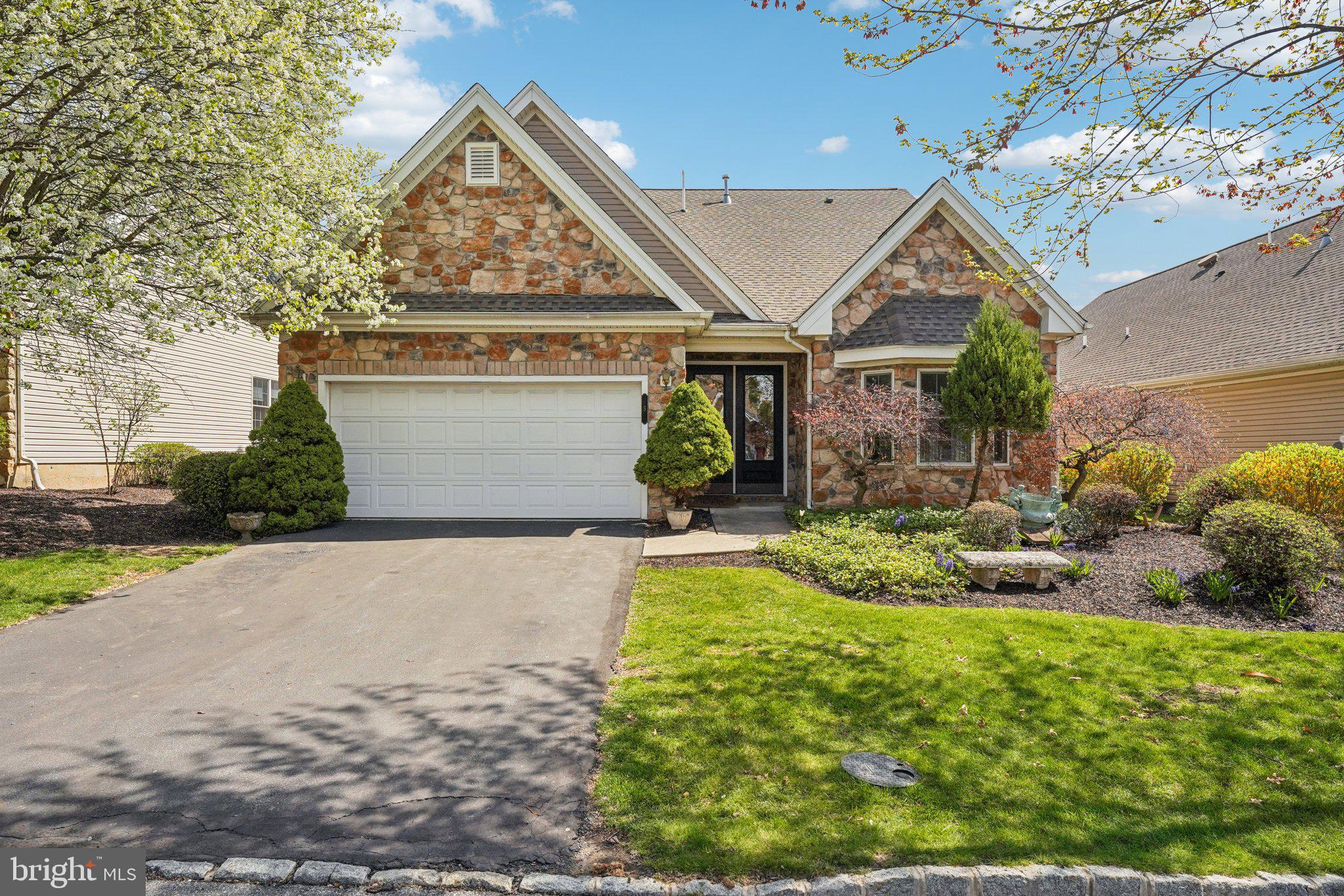 5 Nottingham Lane Easton, PA 18045 - Photo 1 of 1 a front view of a house with garden