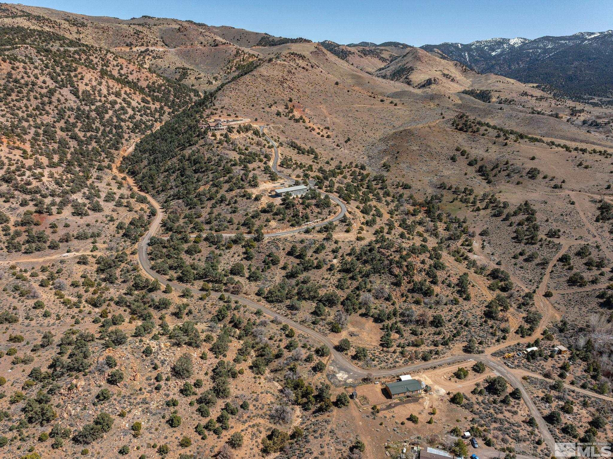 0 Temple Hill Road Reno, NV 89521 - Photo 12 of 15 view of a mountain range with a lush green hillside