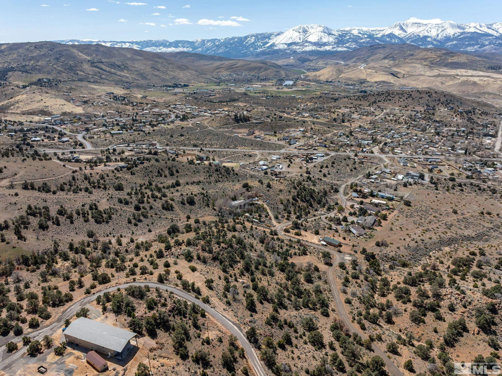 0 Temple Hill Road Reno, NV 89521 - Photo 14 of 15 an aerial view of house with yard and mountain view