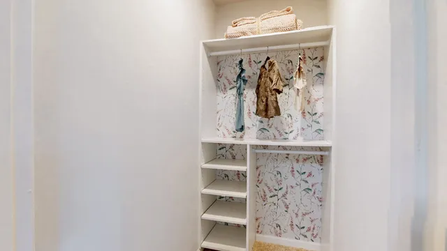 a view of a painting of a wall