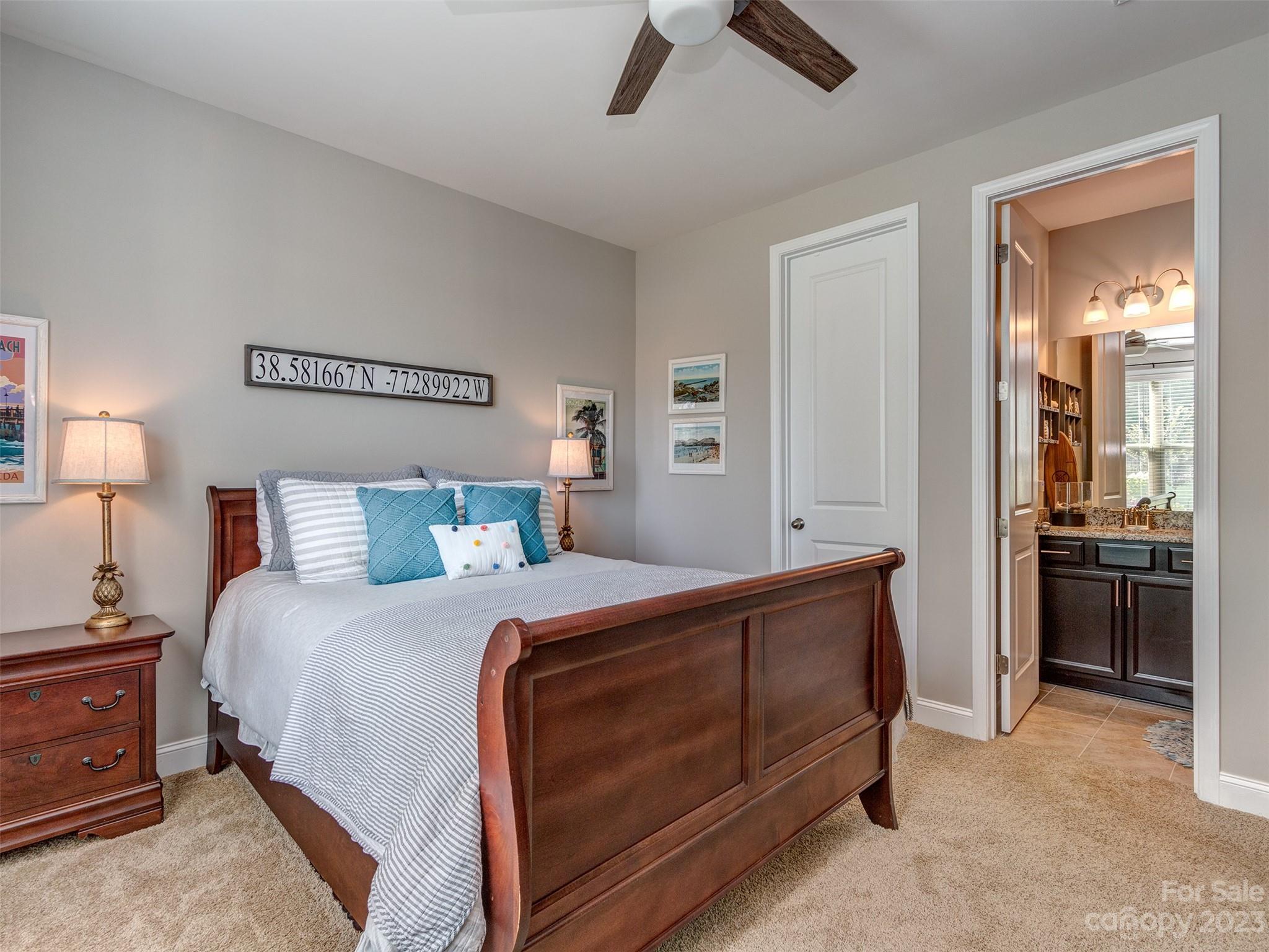 5515 Braddock Ml Way Lancaster, SC 29720 - Photo 15 of 41 a bedroom with a bed and a walk in closet