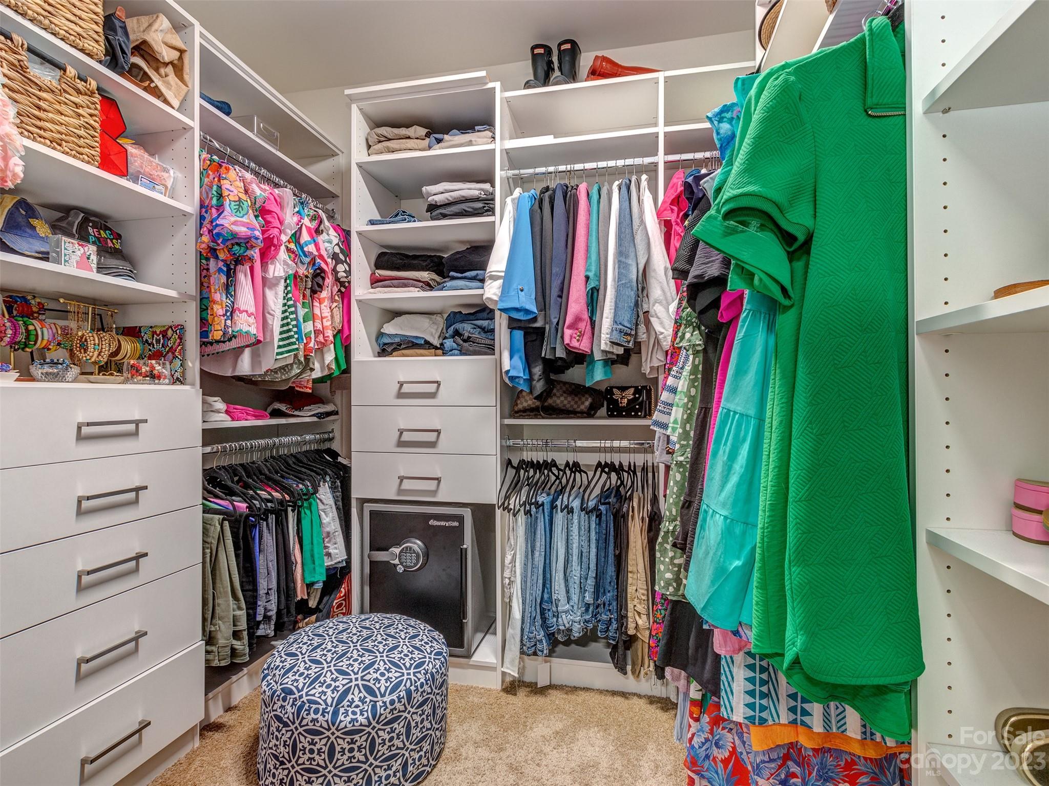 5515 Braddock Ml Way Lancaster, SC 29720 - Photo 23 of 41 a view of walk in closet with clothes and shoes