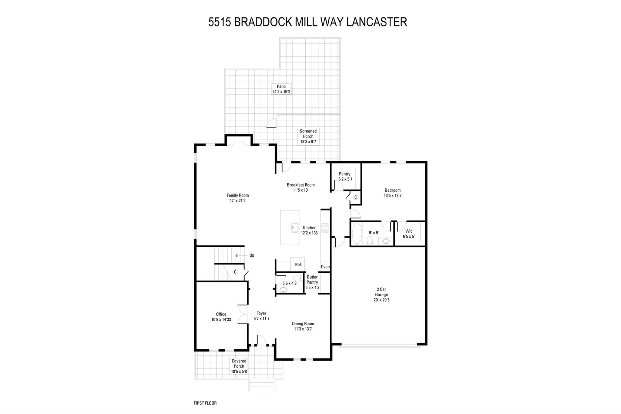 5515 Braddock Ml Way Lancaster, SC 29720 - Photo 40 of 41 a picture of a room with a floor plan