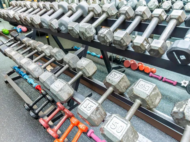 a view of a park with iron fence