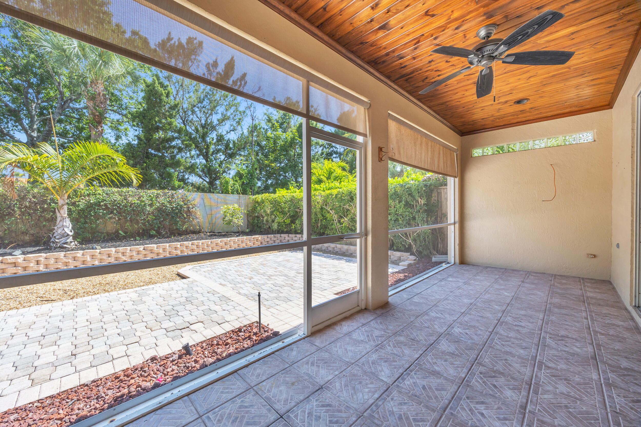 148 Cypress Cove Jupiter, FL 33458 - Photo 50 of 53 a view of backyard with green space and deck