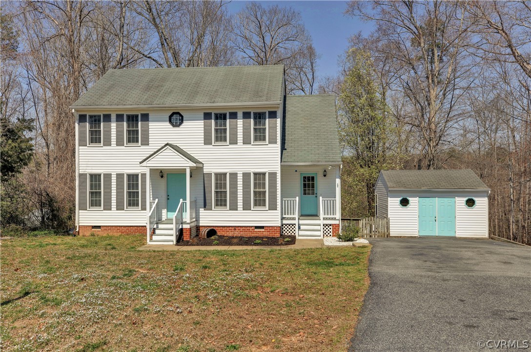 2300 Brookforest Road Midlothian, VA 23112 - Photo 1 of 29 front view of a house with a yard