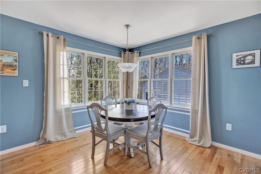 2300 Brookforest Road Midlothian, VA 23112 - Photo 12 of 29 a dining room with furniture window and wooden floor