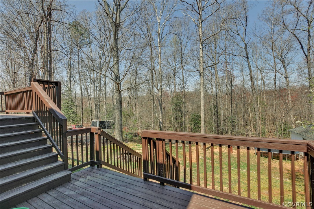 2300 Brookforest Road Midlothian, VA 23112 - Photo 27 of 29 a balcony with wooden floor and fence