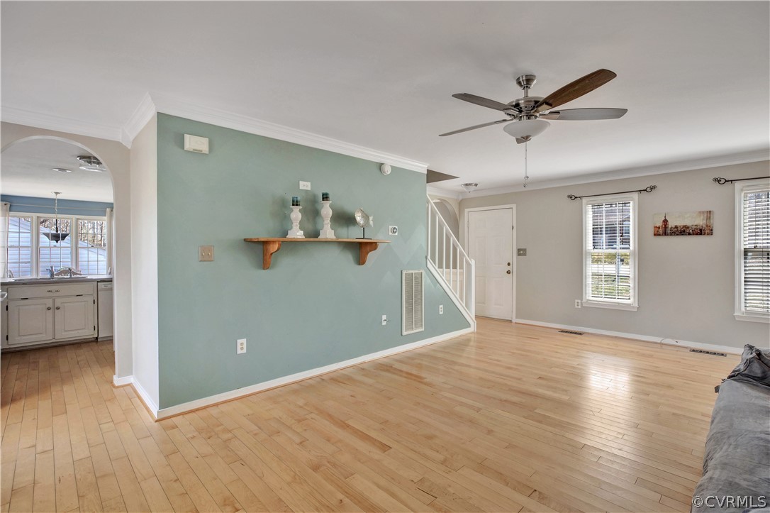 2300 Brookforest Road Midlothian, VA 23112 - Photo 7 of 29 a view of a livingroom with a window and wooden floor