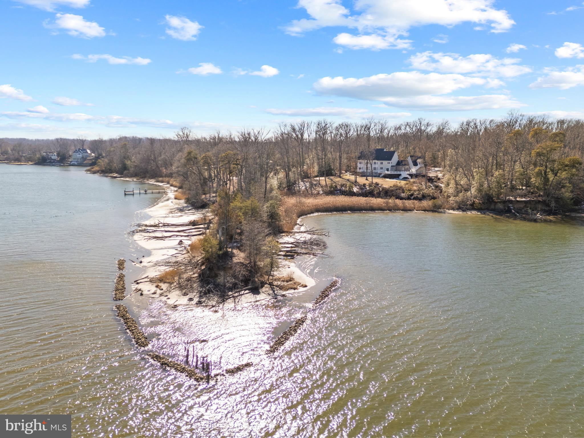 3317 Old Cedar Point Road Edgewater, MD 21037 - Photo 43 of 48 Private peninsula with sandy beach