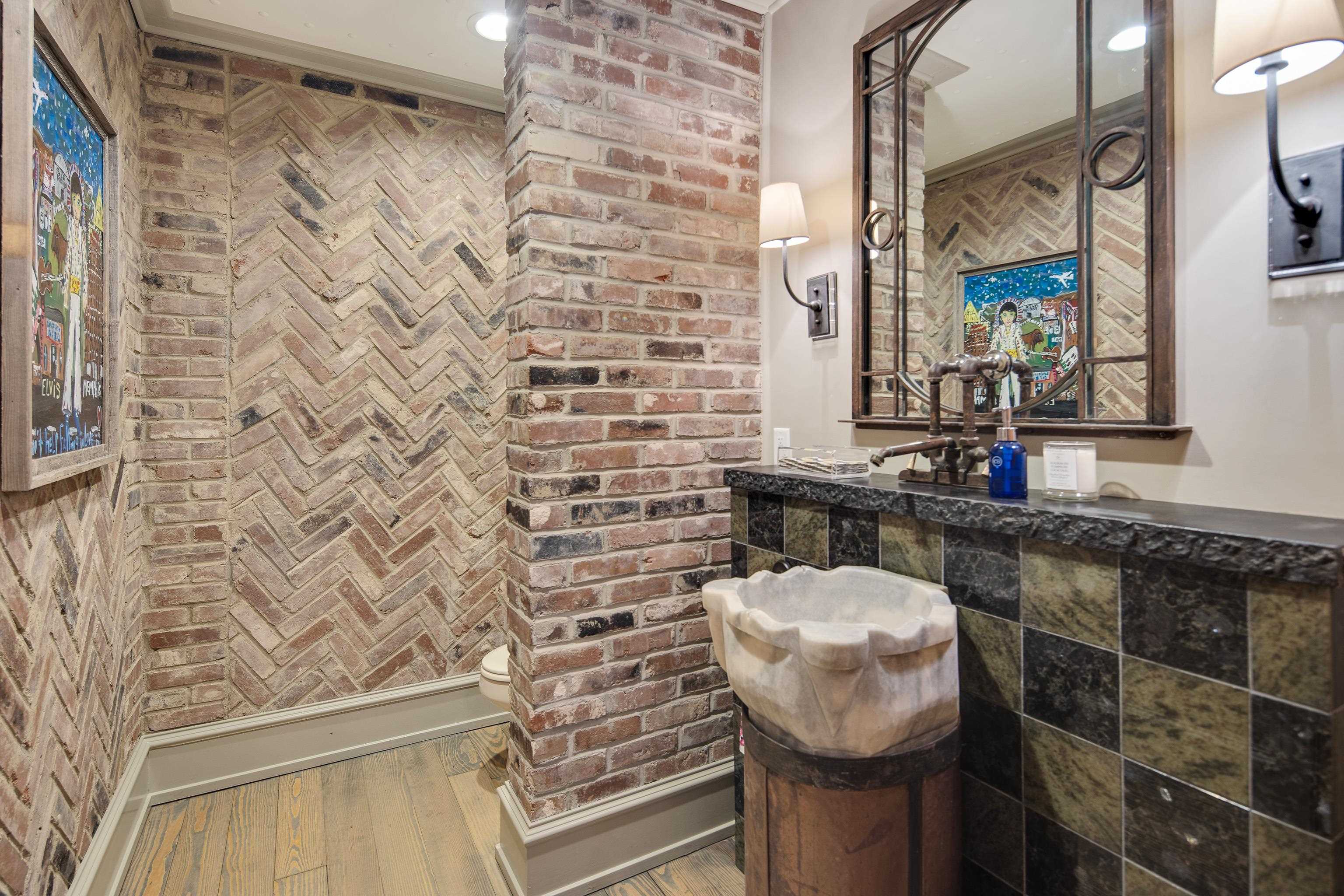 4392 Tuckahoe Road Memphis, TN 38117 - Photo 23 of 40 Bathroom featuring vanity, hardwood / wood-style flooring, and ornamental molding