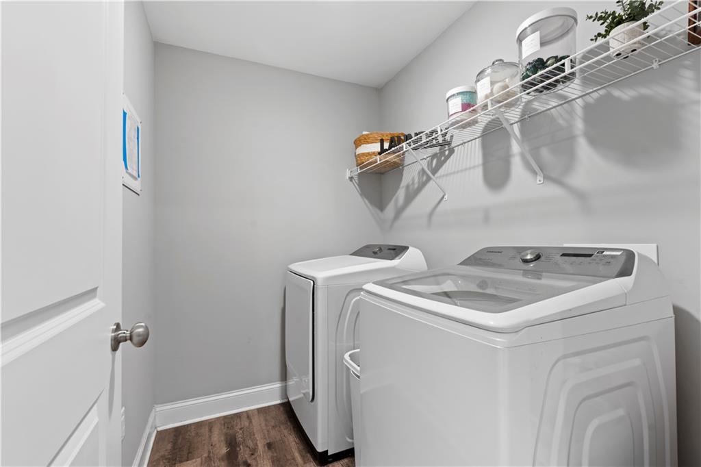 540 Glen Abbey Circle Mableton, GA 30126 - Photo 40 of 47 a utility room with dryer and washer