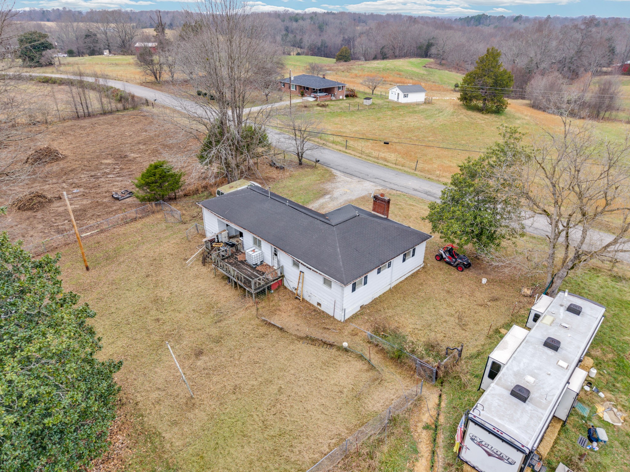 1295 3 Island Road Walling, TN 38587 - Photo 2 of 13 an aerial view of a house with outdoor space
