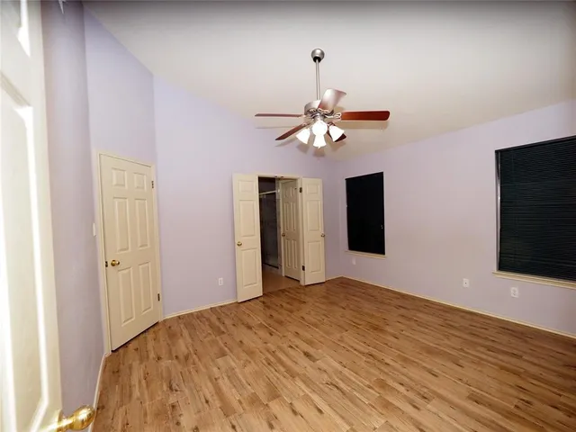 a view of a livingroom with a flat screen tv