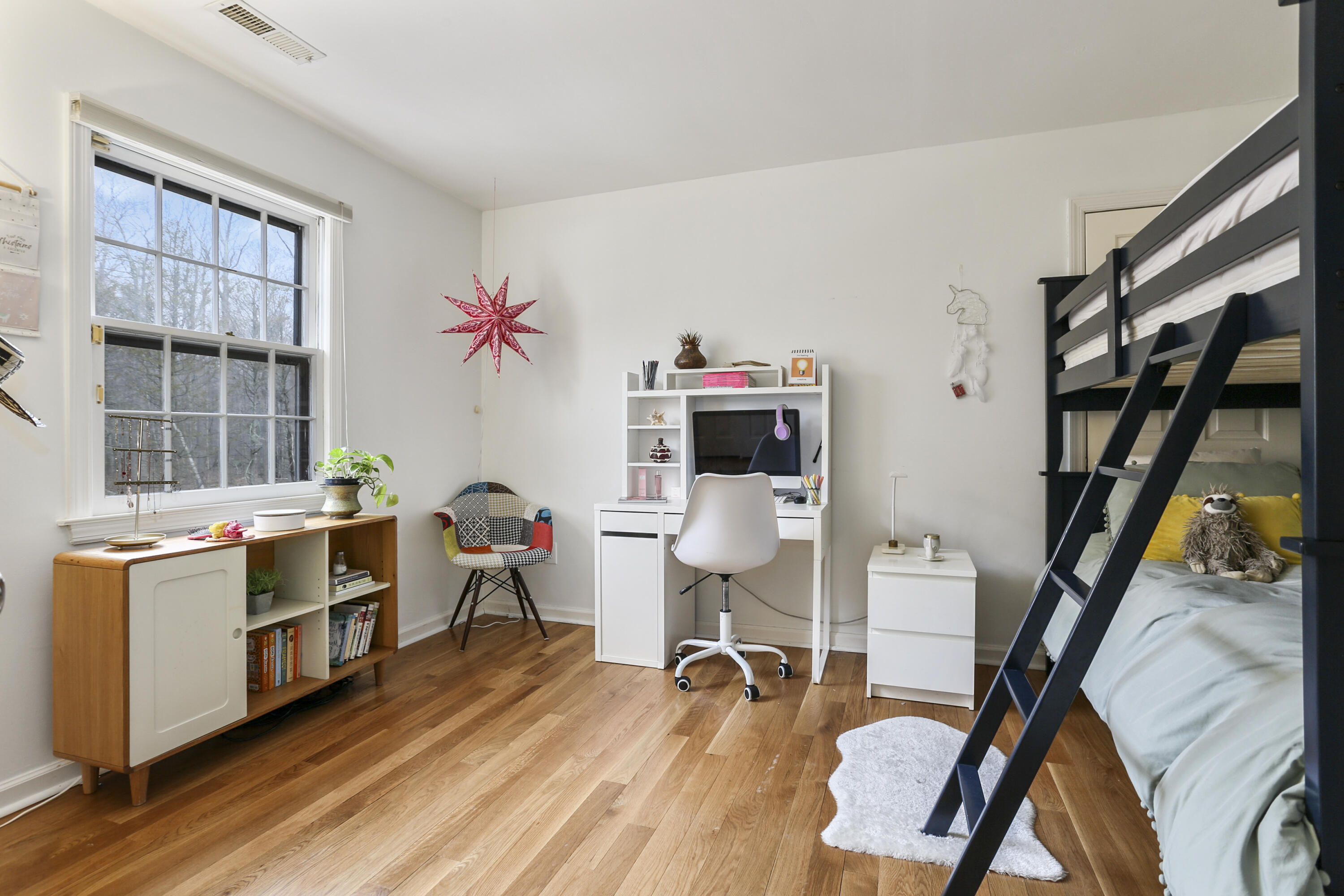 507 Brookside Road New Canaan, CT 06840 - Photo 25 of 36 a view of a workspace with furniture and wooden floor