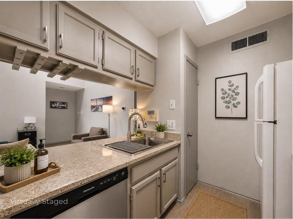 5750 Phoenix Drive, Unit 22 Dallas, TX 75231 - Photo 15 of 30 Virtually Staged Kitchen
