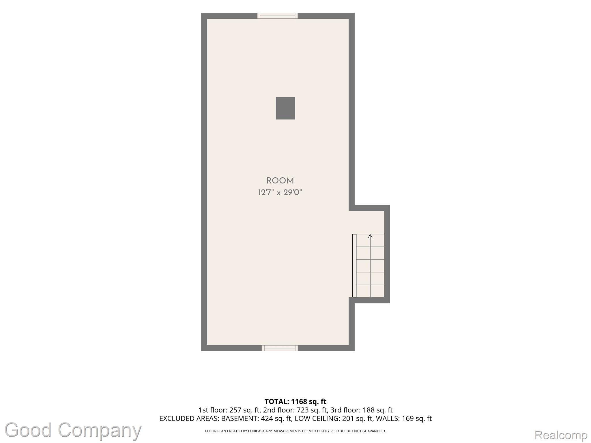 835 Allen Street Ferndale, MI 48220 - Photo 26 of 44 3rd_floor_835_allen_street_ferndale_with_dim.jpg