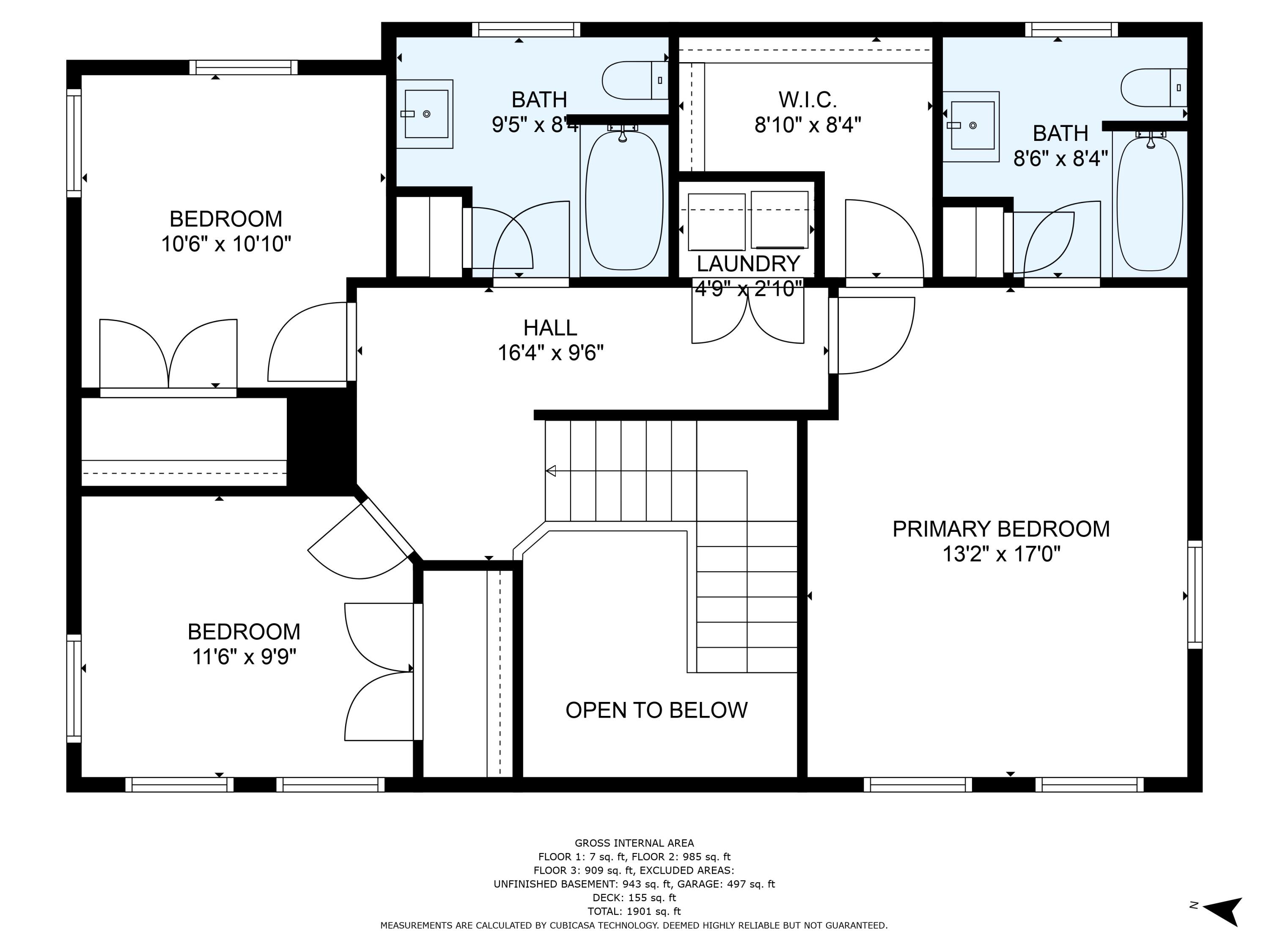 521 Harwich Road Brewster, MA 02631 - Photo 27 of 29 3rd_floor_dimensions_521_harwich_road_br