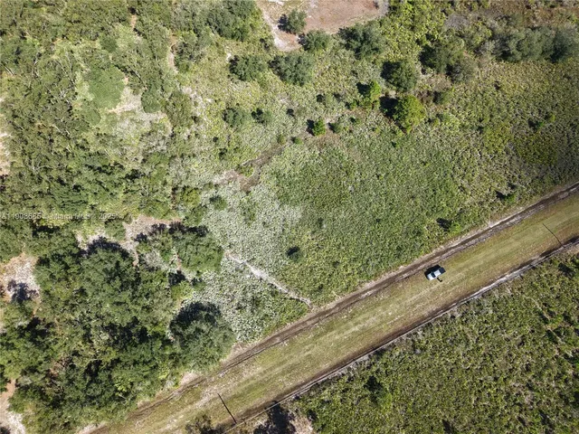 a view of a lake with a park