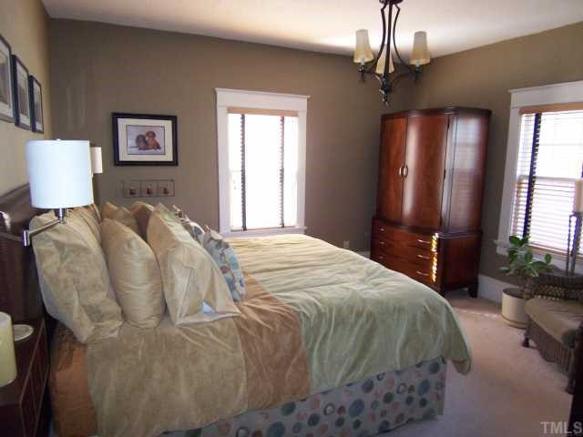 519 Gardner Street Raleigh, NC 27607 - Photo 9 of 12 Master bedroom and second bedrooms are nicely sized. The third upstairs bedroom is not square but has a neat 69 inch bed nook Master Bedroom