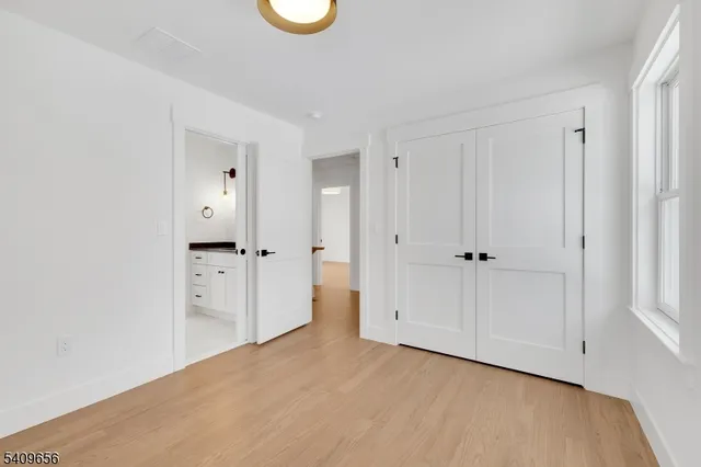 a close view of closet