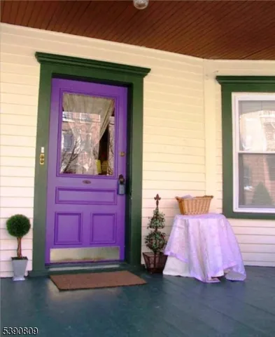 a view of front door of a house
