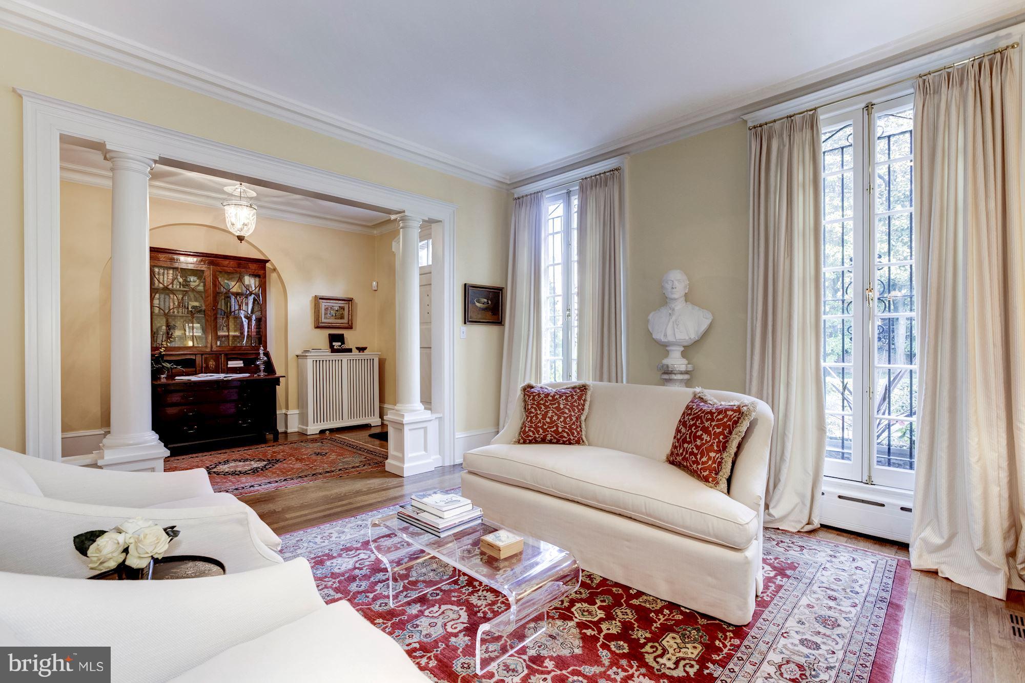 2326 California Street Northwest Washington, DC 20008 - Photo 4 of 30 a living room with furniture and wooden floor