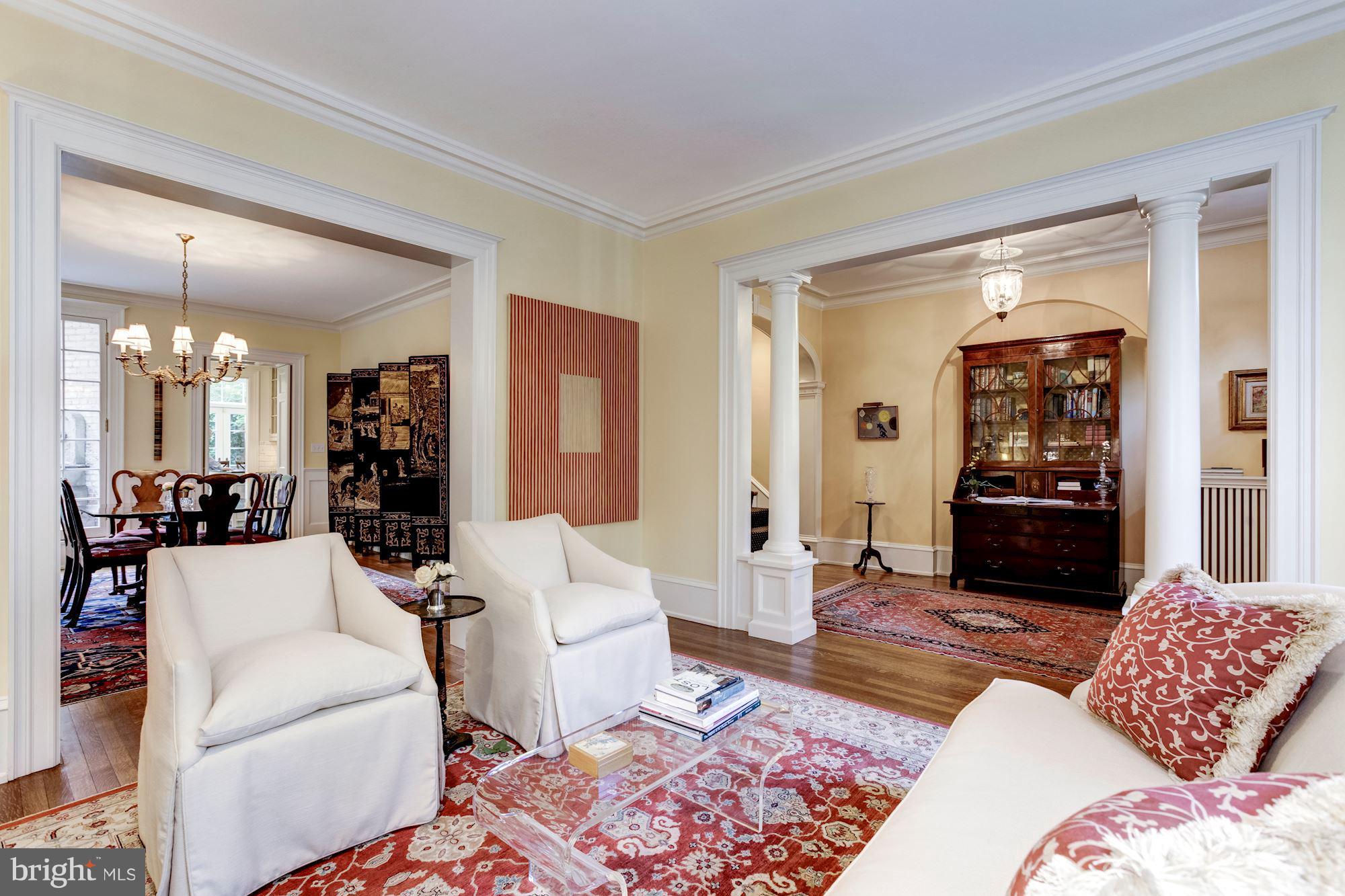 2326 California Street Northwest Washington, DC 20008 - Photo 5 of 30 a living room with furniture and a rug
