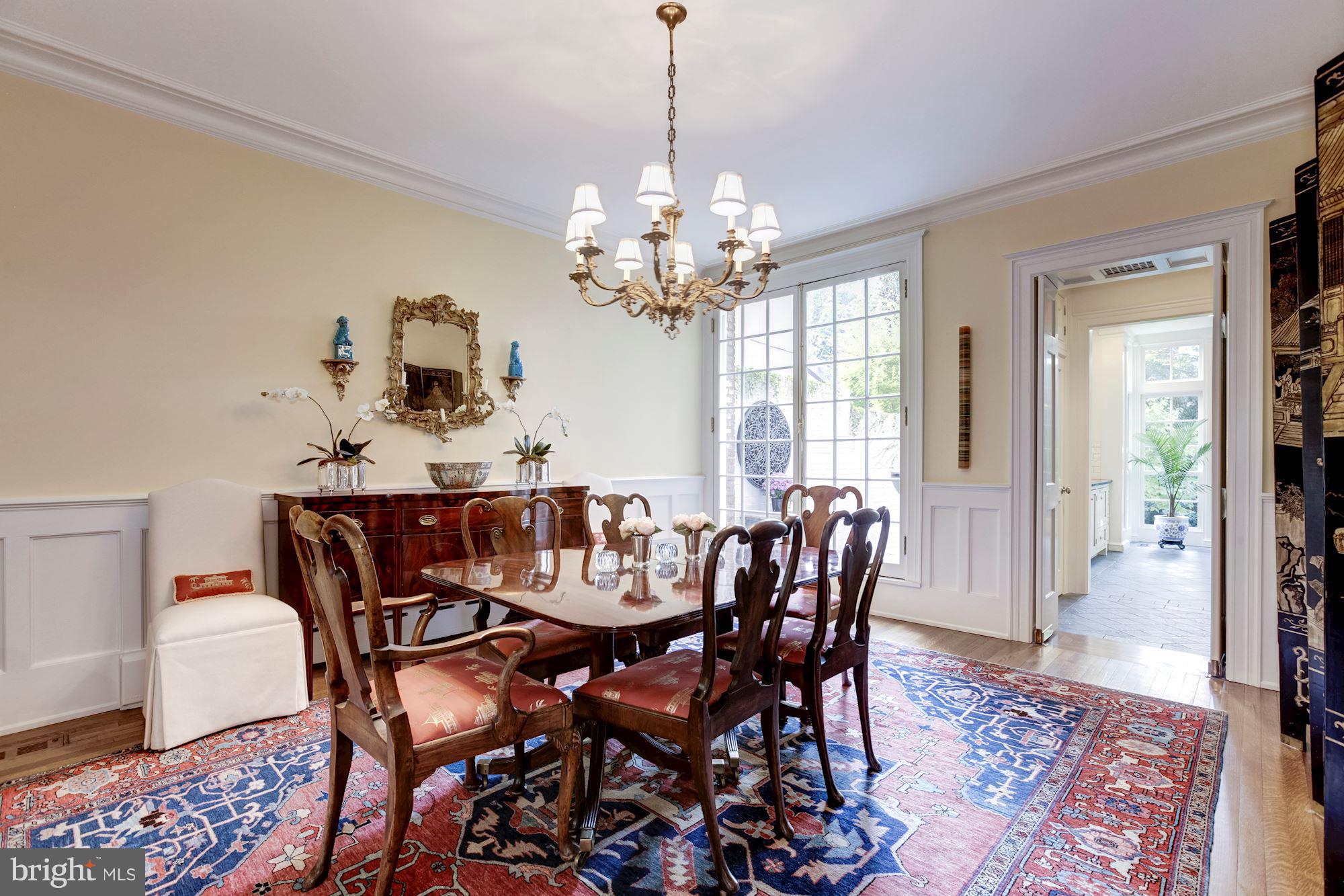 2326 California Street Northwest Washington, DC 20008 - Photo 6 of 30 a view of a dining room with furniture window and wooden floor