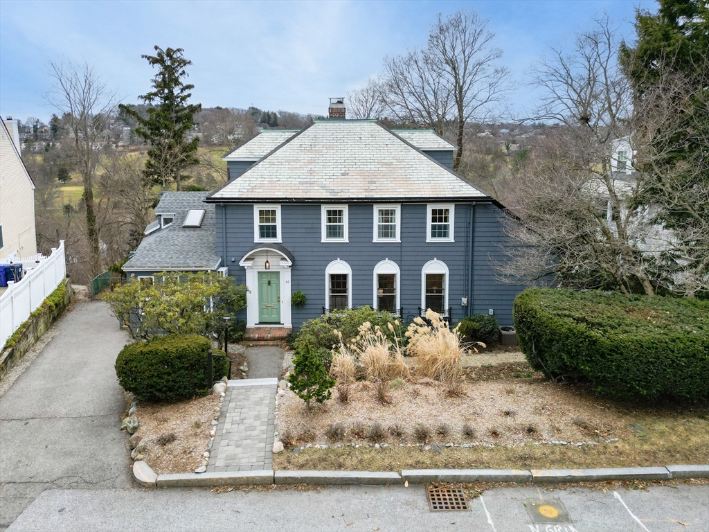 61 Huntington Road Newton, MA 02458 - Photo 1 of 41 front view of a house with a yard