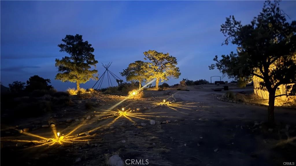 48317 Burns Canyon Road Pioneertown, CA 92268 - Photo 35 of 41 a view of a backyard